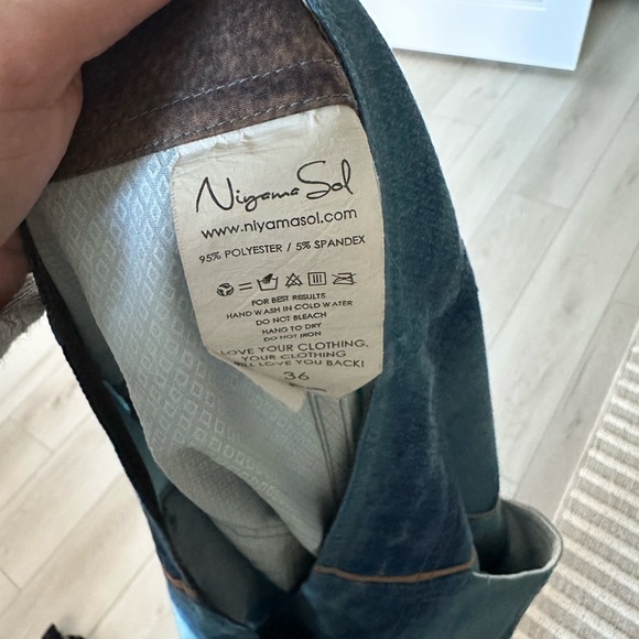 Gradient Blue Men's Shorts - Picture 2 of 2